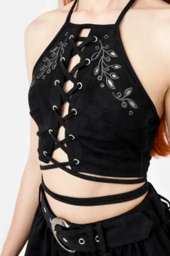 Restyle ACANTHA HALTERNECK TOP