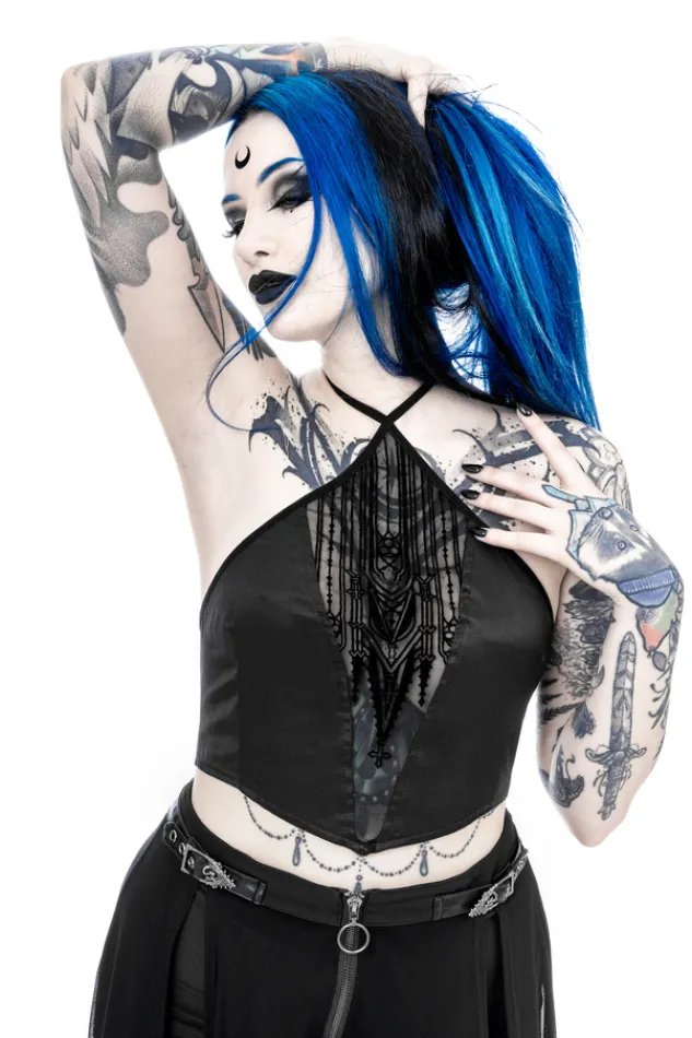 Restyle AFTERLIFE HALTERNECK TOP