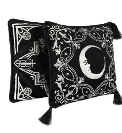 Restyle AMARIS CUSHION Black pillowcase with gothic arches