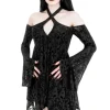 Restyle ARMAROS BURNOUT MINI DRESS