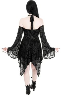 Restyle ARMAROS BURNOUT MINI DRESS