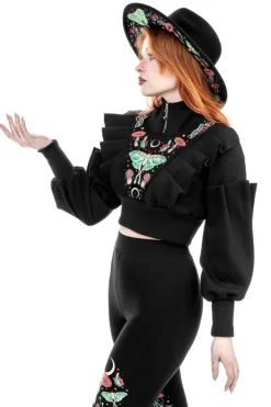 Restyle AUTUMNAL EQUINOX CROPPED SWEATSHIRT