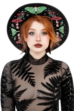 Restyle AUTUMNAL EQUINOX HAT with LUNA MOTH