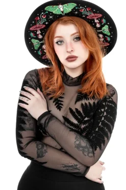 Restyle AUTUMNAL EQUINOX HAT with LUNA MOTH