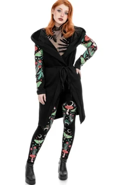 Restyle AUTUMNAL EQUINOX HOODIE with embroidery luna moths