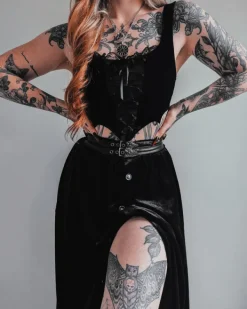 Restyle BATWING LACE UP CROP TOP