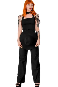 Restyle BEADED ISADORA BLOUSE with a square neckline and a choker