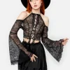 Restyle BELLADONNA LONG SLEEVE LACE TOP