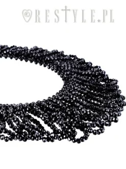 Restyle Big evening collar, black beaded choker, gothic necklace "FRANCES CHOKER"