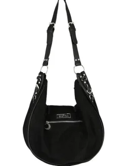 Restyle Black Antlers Hobo cross bag for a nature lovers
