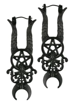 Restyle Black Gothic MALEFICENT EARRINGS