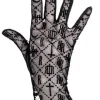 Restyle Black gothic mesh LUXURIOUS GOTH GLOVES