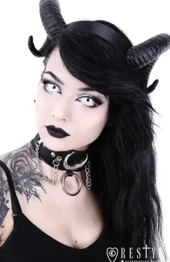Restyle Black gothic Moon Choker 