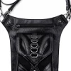 Restyle Black hip bag with pockets, pocket belt, steampunk utility belt "DRAGON HOLSTER BAG"