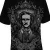 Restyle Black oversized t-shirt EDGAR POE OVERSIZED