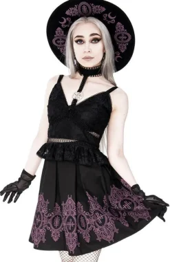 Restyle Black skirt Baroque Monogram in Purple color