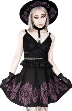 Restyle Black skirt Baroque Monogram in Purple color