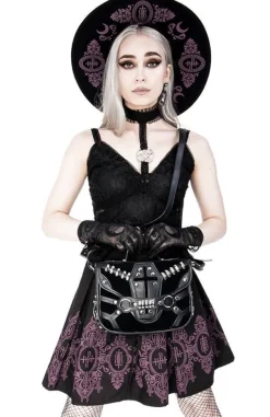 Restyle Black skirt Baroque Monogram in Purple color