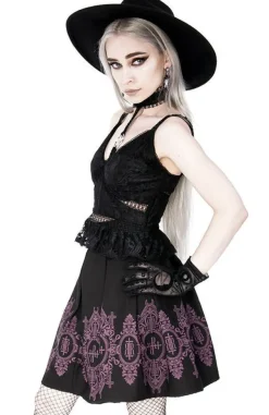 Restyle Black skirt Baroque Monogram in Purple color