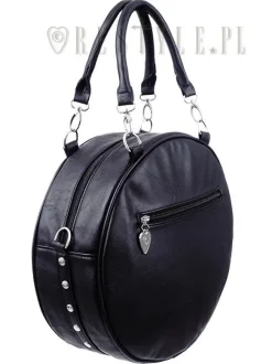 Restyle Black, witchy purse, full moon print, moon bag 
