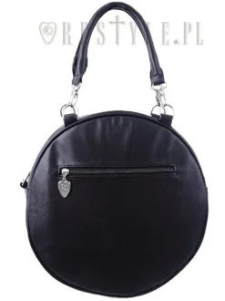 Restyle Black, witchy purse, full moon print, moon bag 