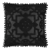 Restyle BLAIR BURNOUT CUSHION Gothic pillowcase boudoir style