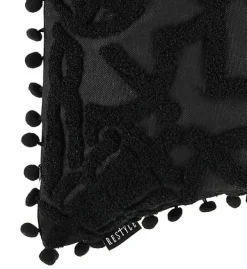 Restyle BLAIR BURNOUT CUSHION Gothic pillowcase boudoir style