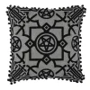 Restyle BLAIR GRAY CUSHION Knitted Gothic pillowcase