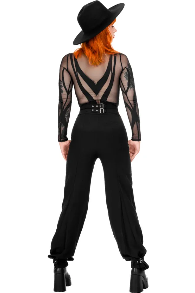 Restyle BUCKLE UP ELEGANT TROUSERS with high waist