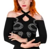 Restyle CATHEDRAL SNAKE BLOUSE