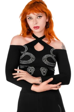 Restyle CATHEDRAL SNAKE BLOUSE