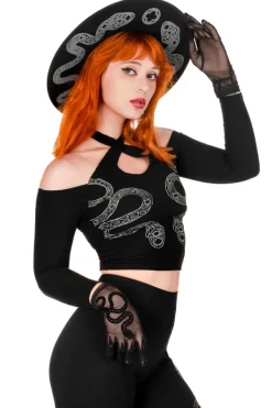 Restyle CATHEDRAL SNAKE BLOUSE