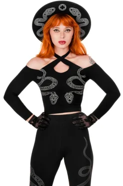 Restyle CATHEDRAL SNAKE BLOUSE