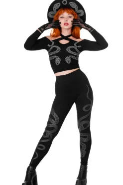 Restyle CATHEDRAL SNAKE BLOUSE