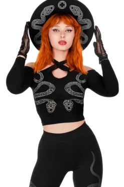Restyle CATHEDRAL SNAKE BLOUSE