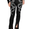 Restyle CATHEDRAL SNAKE EMBROIDERED TROUSERS
