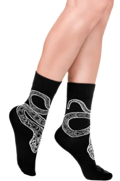 Restyle CATHEDRAL SNAKE JACQUARD SOCKS