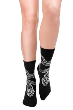 Restyle CATHEDRAL SNAKE JACQUARD SOCKS