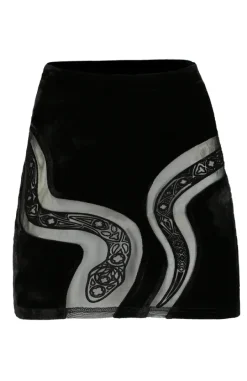 Restyle CATHEDRAL SNAKE MINI SKIRT