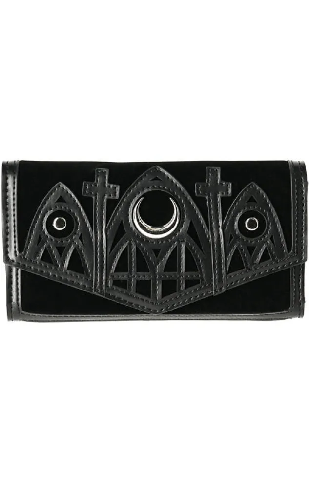 Restyle CATHEDRAL WALLET with moon and compartments