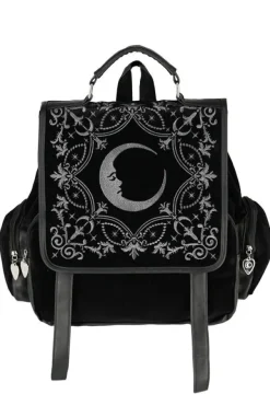 Restyle CRESCENT SQUARE BACKPACK Velvet embroidered