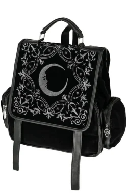Restyle CRESCENT SQUARE BACKPACK Velvet embroidered