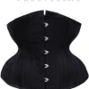 Restyle CU7 Black Matte Underbust gothic corset, hourglass shape, sturdy