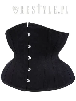 Restyle CU7 Black Matte Underbust gothic corset, hourglass shape, sturdy