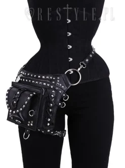 Restyle CU7 Black Matte Underbust gothic corset, hourglass shape, sturdy