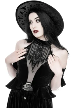 Restyle DARK ALTAR HALTERNECK TOP