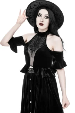 Restyle DARK ALTAR HALTERNECK TOP