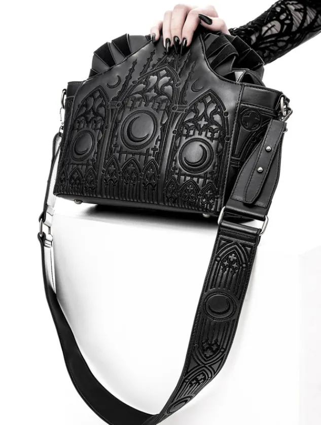 Restyle Dark Altar Shoulder Bag
