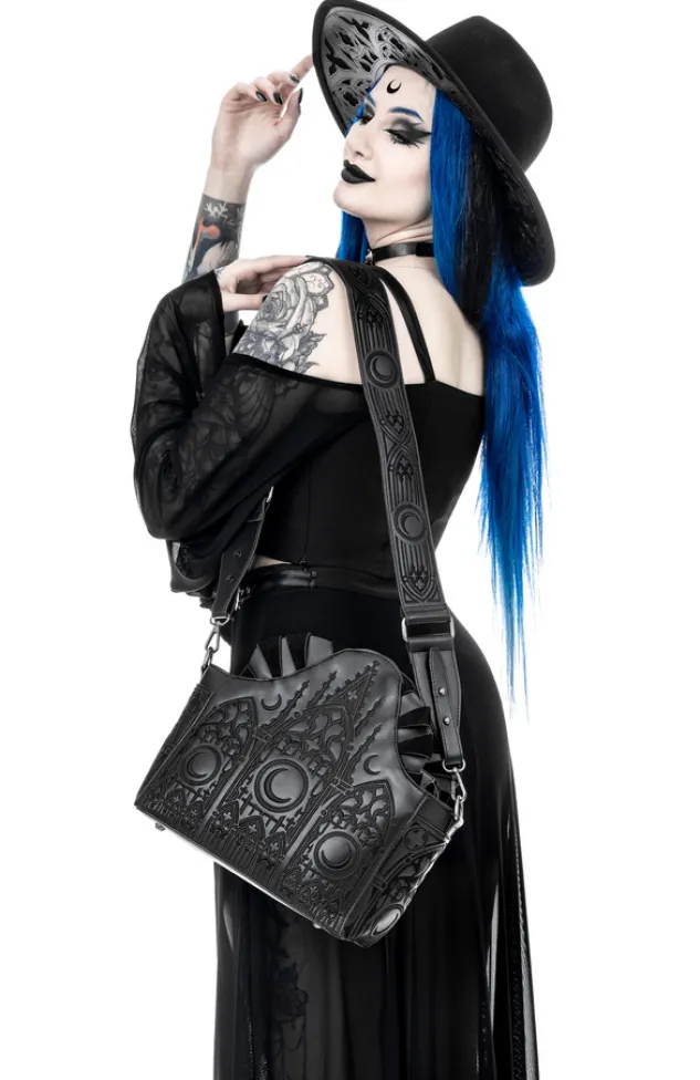 Restyle Dark Altar Shoulder Bag