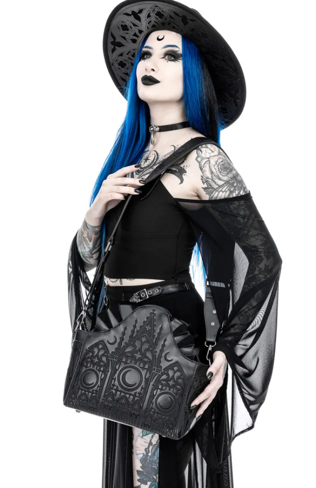 Restyle Dark Altar Shoulder Bag